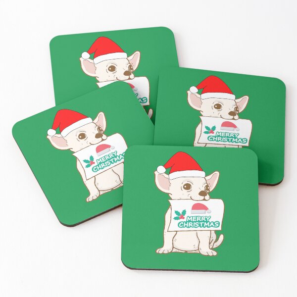 Item preview, Cute Chihuahua with Santa Claus' hat 15 - merry christmas designed and sold by Olivvier.