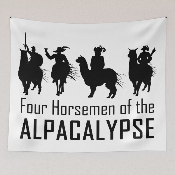 Item preview, ALPACALYPSE - The Four Horsemen are coming designed and sold by Groenendijk.