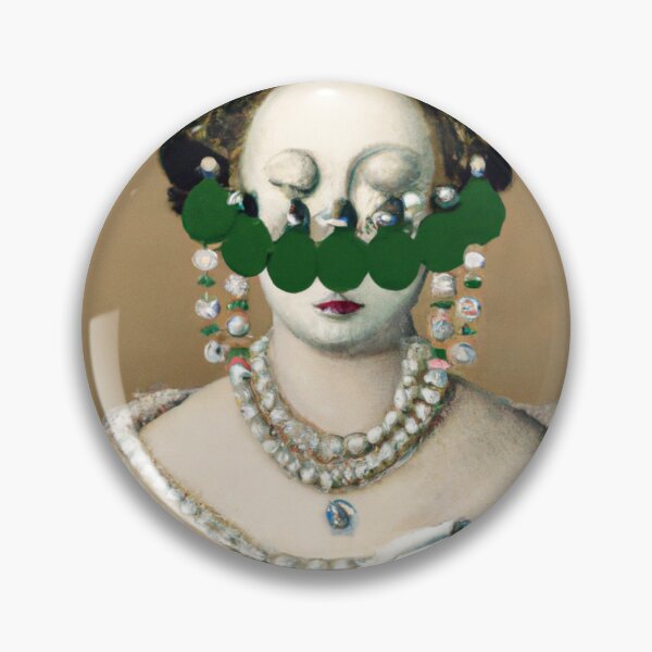 Item preview, Ai Holiday Altered Art Portraits Painting, Ai Christmas Art by Ai designed and sold by RadRococo.