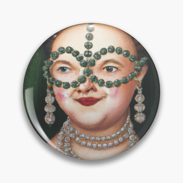 Item preview, Ai Holiday Altered Art Portraits Painting, Ai Christmas Art by Ai designed and sold by RadRococo.