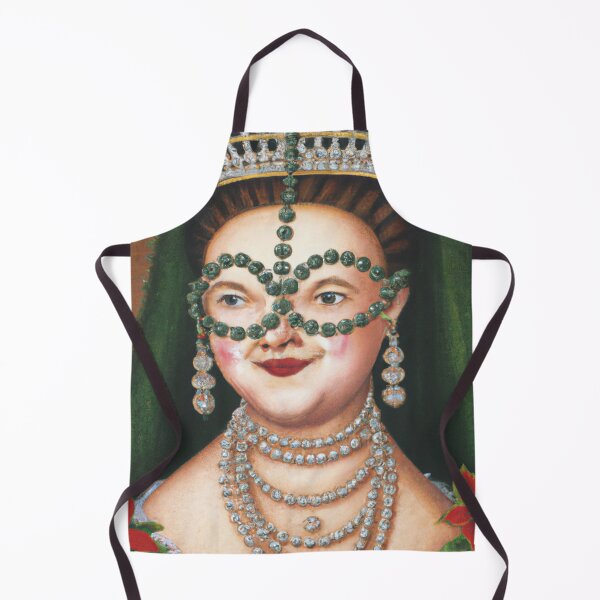 Item preview, Ai Holiday Altered Art Portraits Painting, Ai Christmas Art by Ai designed and sold by RadRococo.
