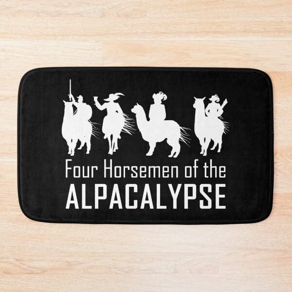 Item preview, ALPACALYPSE - The Four Horsemen are coming (white) designed and sold by Groenendijk.