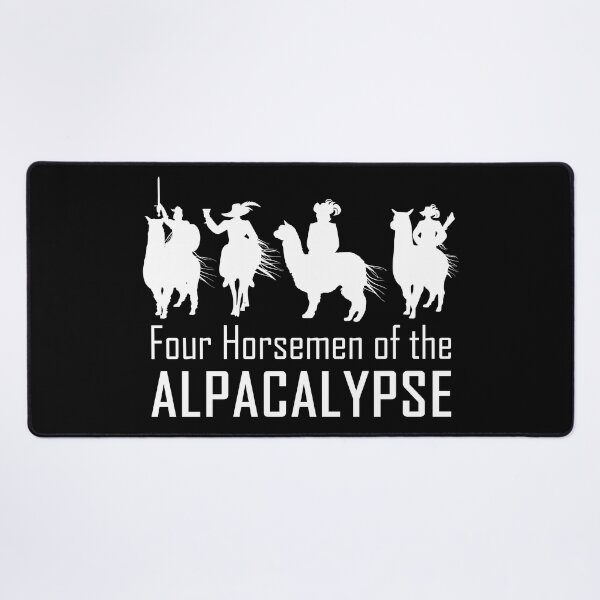 Item preview, ALPACALYPSE - The Four Horsemen are coming (white) designed and sold by Groenendijk.