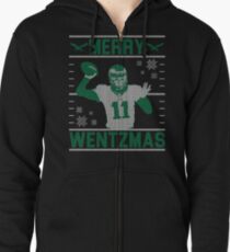 Merry Wentzmas 1 Zipped Hoodie