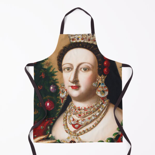 Item preview, Ai Holiday Altered Art Portraits Painting, Ai Christmas Art by Ai designed and sold by RadRococo.