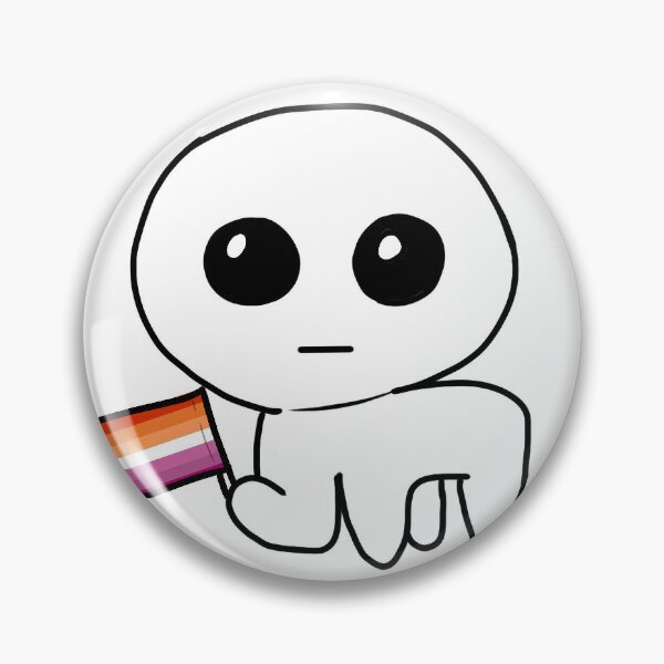 TBH creature / yippee / autism creature bigender pride flag Sticker for  Sale by sebritz