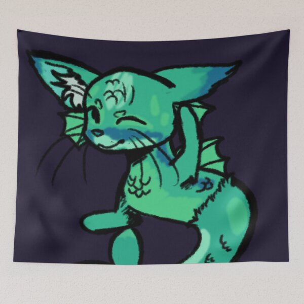 Item preview, Mermaid Cat Chibi designed and sold by SleeplessCat.