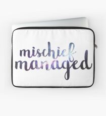 Galaxy Mischief Managed Laptop Sleeve