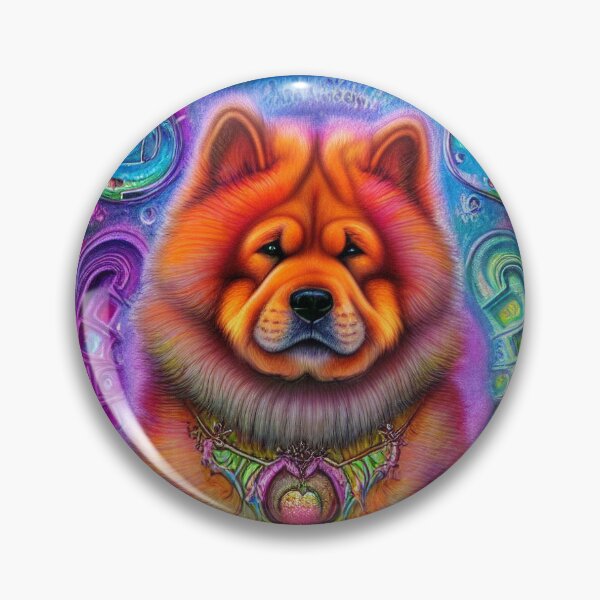 Item preview, Tribal Chow Chow Dog Art 1 designed and sold by DiatomDesigns.