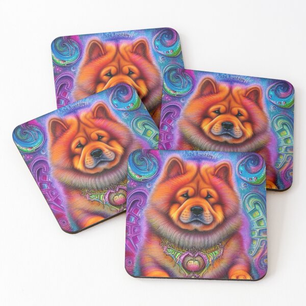 Item preview, Tribal Chow Chow Dog Art 1 designed and sold by DiatomDesigns.
