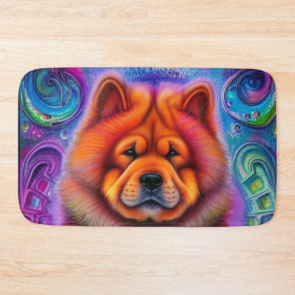 Item preview, Tribal Chow Chow Dog Art 1 designed and sold by DiatomDesigns.