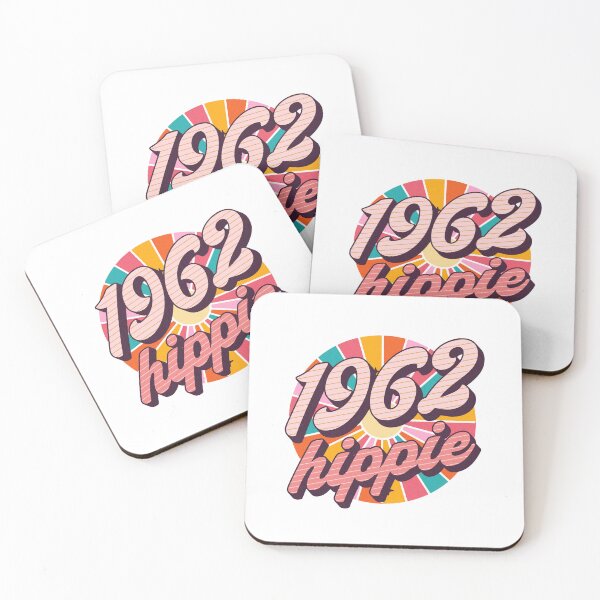 Item preview, 1962 Hippie - Vintage Born In 1962 - Black Friday Gift For 1960s Hippies designed and sold by AlanPhotoArt.
