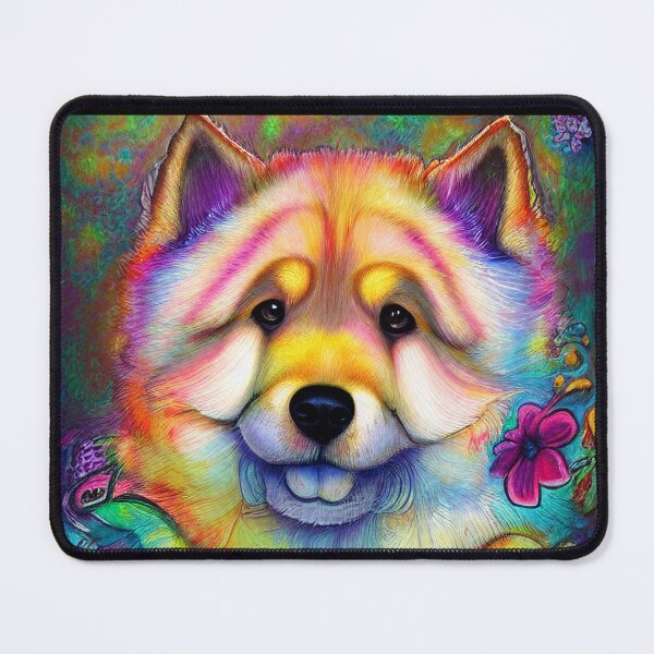 Item preview, Tribal Chow Chow Dog Art 2 designed and sold by DiatomDesigns.