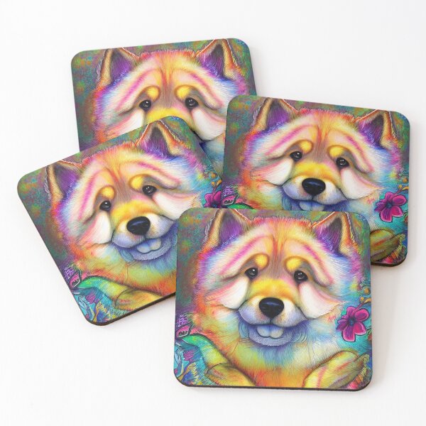 Item preview, Tribal Chow Chow Dog Art 2 designed and sold by DiatomDesigns.