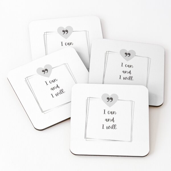 Item preview, Inspirational Quote I Can and I Will designed and sold by JCL Design Studio.