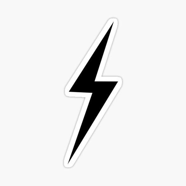 Lightening Bolt Sticker