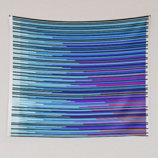 Item preview, Prime numbers Blue (horizontal - also available as vertical and in other colours) designed and sold by MarkArtDesignUK.
