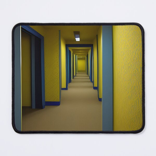 Item preview, The Backrooms - Liminal Space - Doors and Yellow Wallpaper designed and sold by DanTheManDan.