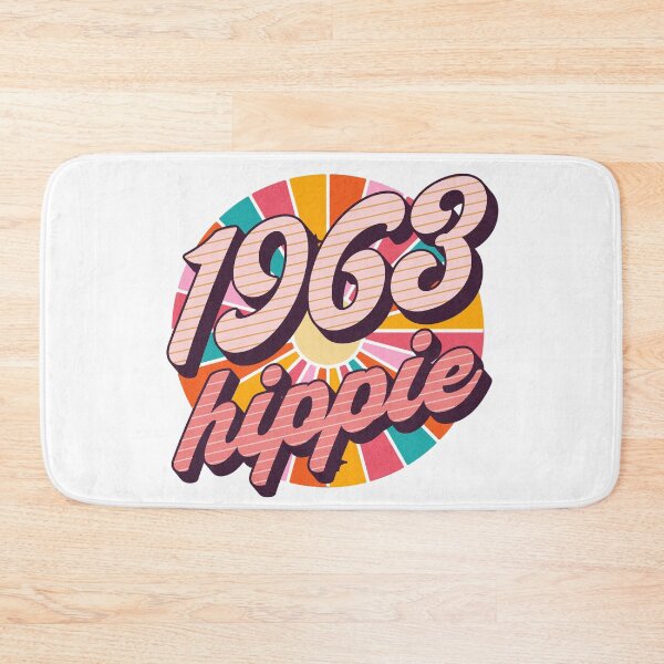 Item preview, 1963 Hippie - Vintage Born In 1963 - Cyber Monday Gift For 1960s Hippies designed and sold by AlanPhotoArt.