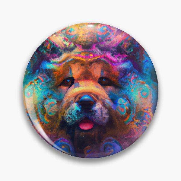 Item preview, Tribal Chow Chow Dog Art 3 designed and sold by DiatomDesigns.