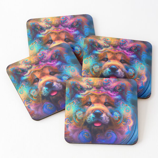 Item preview, Tribal Chow Chow Dog Art 3 designed and sold by DiatomDesigns.