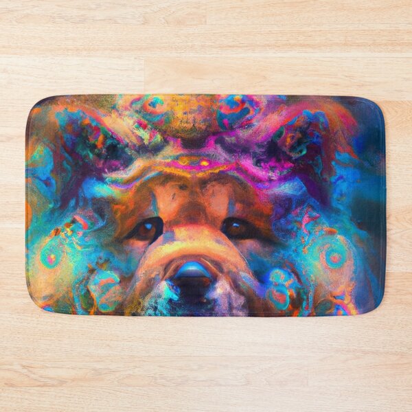 Item preview, Tribal Chow Chow Dog Art 3 designed and sold by DiatomDesigns.