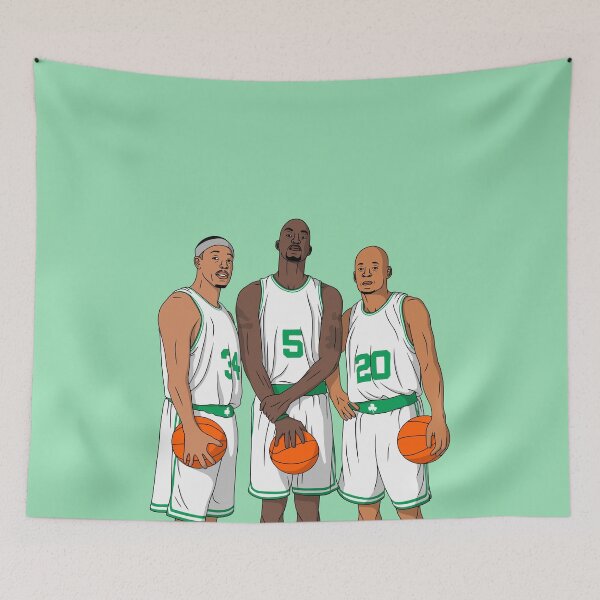 Item preview, Pierce, Garnett And Allen - Boston Basketball Champions designed and sold by sportsign.