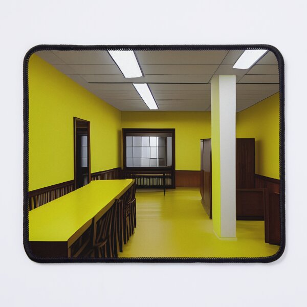 Item preview, The Backrooms - Liminal Space - Doors and Yellow Wallpaper designed and sold by DanTheManDan.