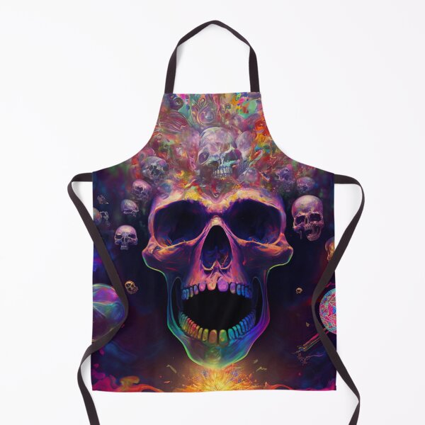 Item preview, psychedelic skulls designed and sold by Daramacus.
