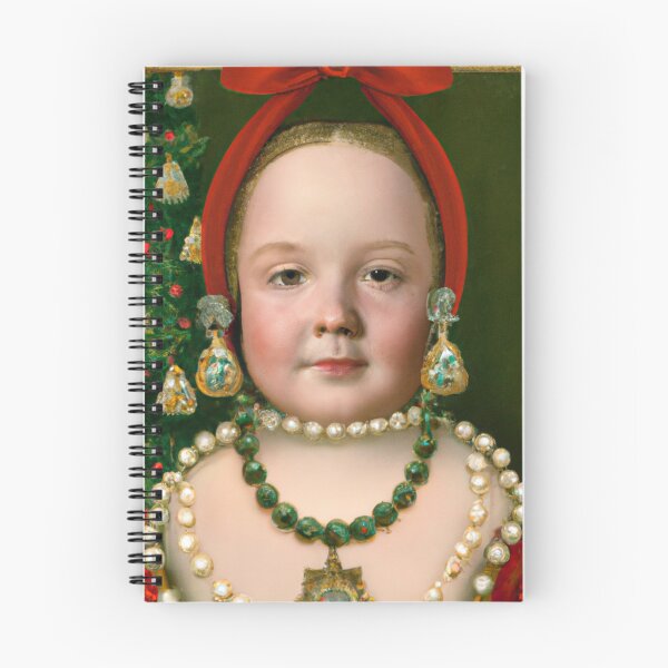 Item preview, Ai Holiday Altered Art Portraits Painting, Ai Christmas Art by Ai designed and sold by RadRococo.
