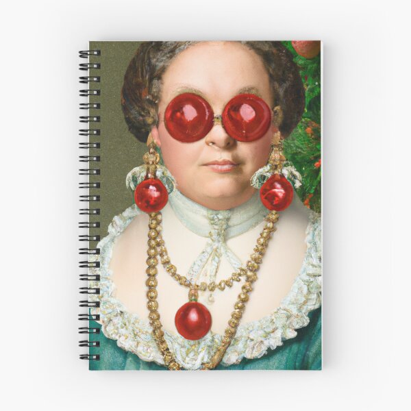 Item preview, Ai Holiday Altered Art Portraits Painting, Ai Christmas Art by Ai designed and sold by RadRococo.