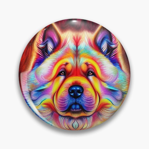 Item preview, Tribal Chow Chow Dog Art 4 designed and sold by DiatomDesigns.