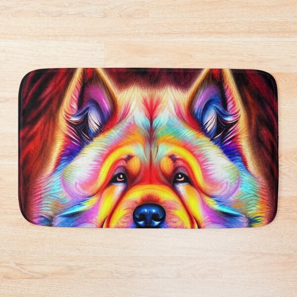 Item preview, Tribal Chow Chow Dog Art 4 designed and sold by DiatomDesigns.
