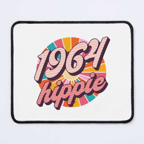 Item preview, 1964 Hippie - Vintage Born In 1964 - Christmas Gift For 1960s Hippies designed and sold by AlanPhotoArt.