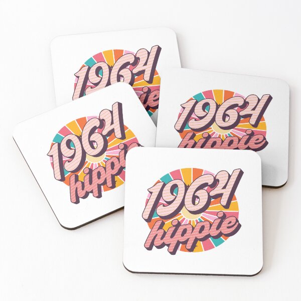 Item preview, 1964 Hippie - Vintage Born In 1964 - Christmas Gift For 1960s Hippies designed and sold by AlanPhotoArt.