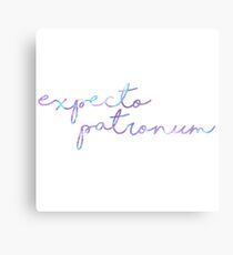 Neon Expecto Patronum Metal Print