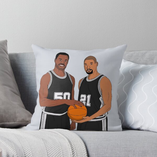 Item preview, David Robinson And Tim Duncan - San Antonio Basketball Champions designed and sold by sportsign.