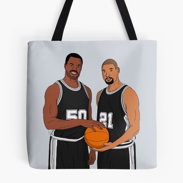 Item preview, David Robinson And Tim Duncan - San Antonio Basketball Champions designed and sold by sportsign.
