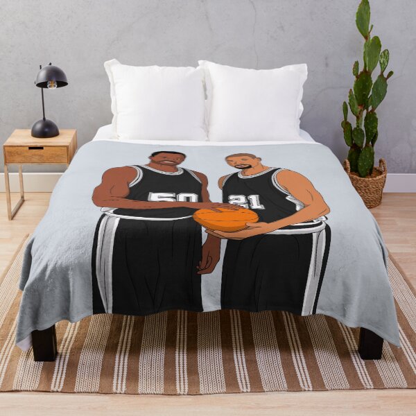 Item preview, David Robinson And Tim Duncan - San Antonio Basketball Champions designed and sold by sportsign.