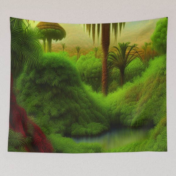 Item preview, Green Landscape with Palms, Sceney Nature designed and sold by NatureFood.