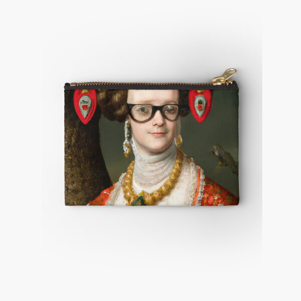 Item preview, Ai Holiday Altered Art Portraits Painting, Ai Christmas Art by Ai designed and sold by RadRococo.