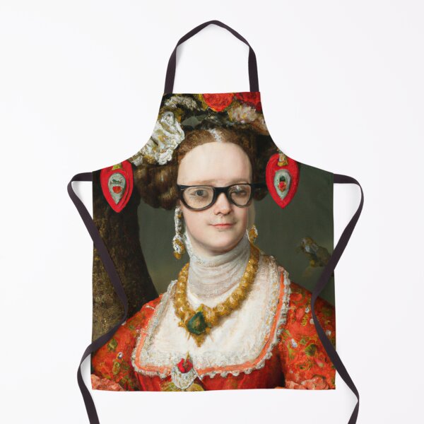 Item preview, Ai Holiday Altered Art Portraits Painting, Ai Christmas Art by Ai designed and sold by RadRococo.