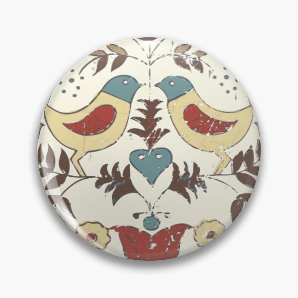 Item preview, Amish Americana Birds Pennsylvania Dutch  designed and sold by antiqueart.