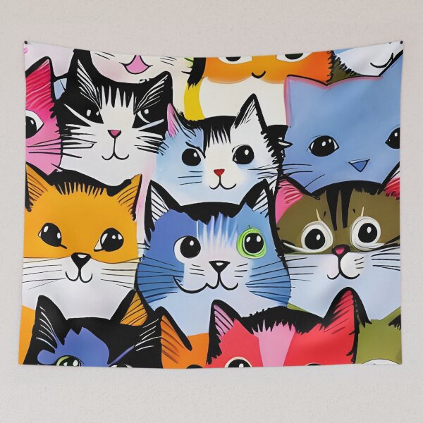 Item preview, Oodles of Cats designed and sold by IlluminatedPage.