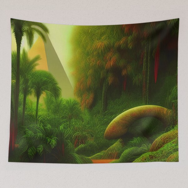 Item preview, Green Landscape with Palms, Sceney Nature designed and sold by NatureFood.
