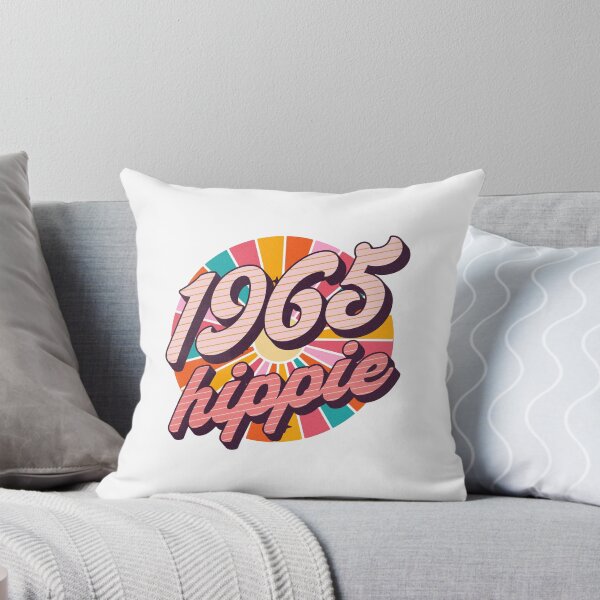 Item preview, 1965 Hippie - Vintage Born In 1965 - Christmas Gift For Old Hippies designed and sold by AlanPhotoArt.