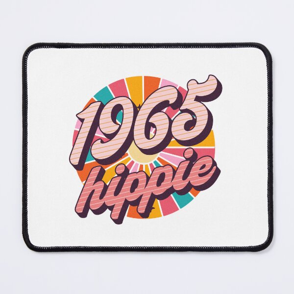 Item preview, 1965 Hippie - Vintage Born In 1965 - Christmas Gift For Old Hippies designed and sold by AlanPhotoArt.