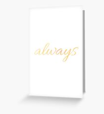 Peach Always Greeting Card