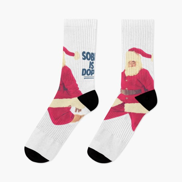 Item preview, Sober is Dope Santa Claus Merry Christmas designed and sold by Soberisdope1.