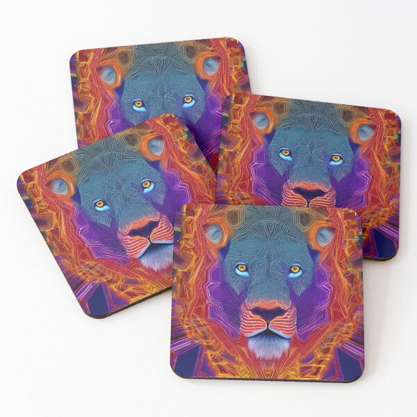 Item preview, Trippy Lion Head 39  designed and sold by Benito Del Ray.